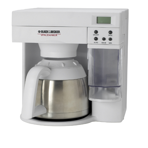 BLACK & DECKER ODC440 SPACEMAKER 12 CUP COFFEE MAKER WHITE for