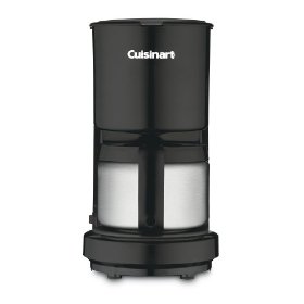 Cuisinart DCC-450BK 4-Cup Coffeemaker with Stainless-Steel Carafe, Black